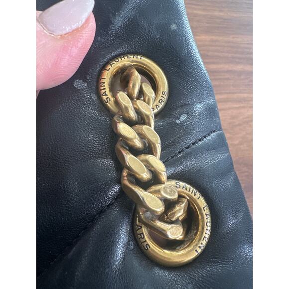 Yves Saint Laurent Medum LouLou Puffer Quilted Leather Purse Bag - Picture 12 of 16